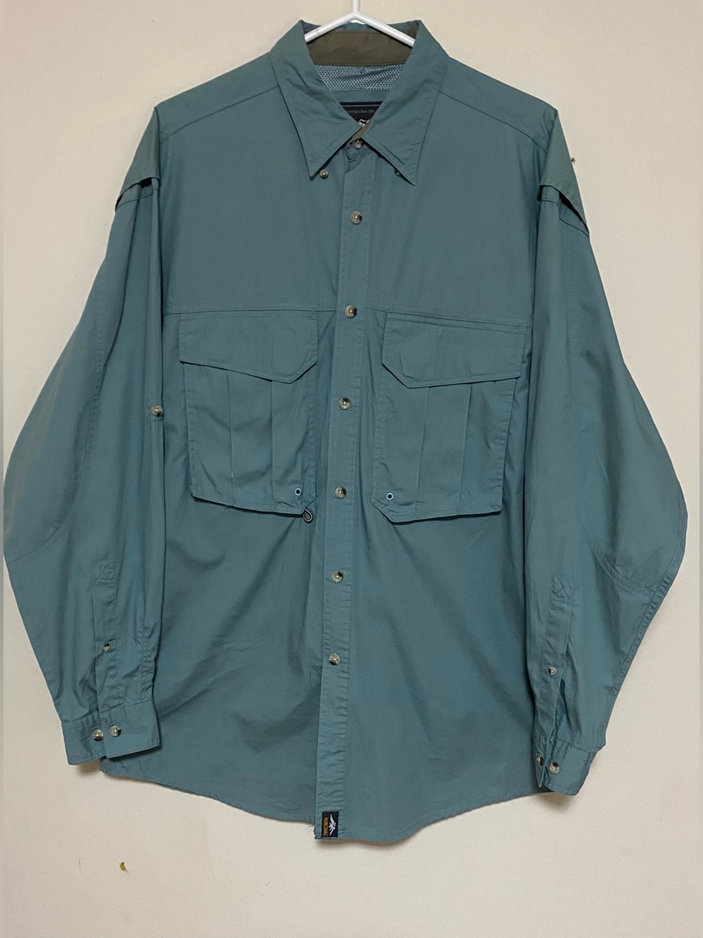 Pacific Trail Teal Button-Up Lightweight Shirt Jacket